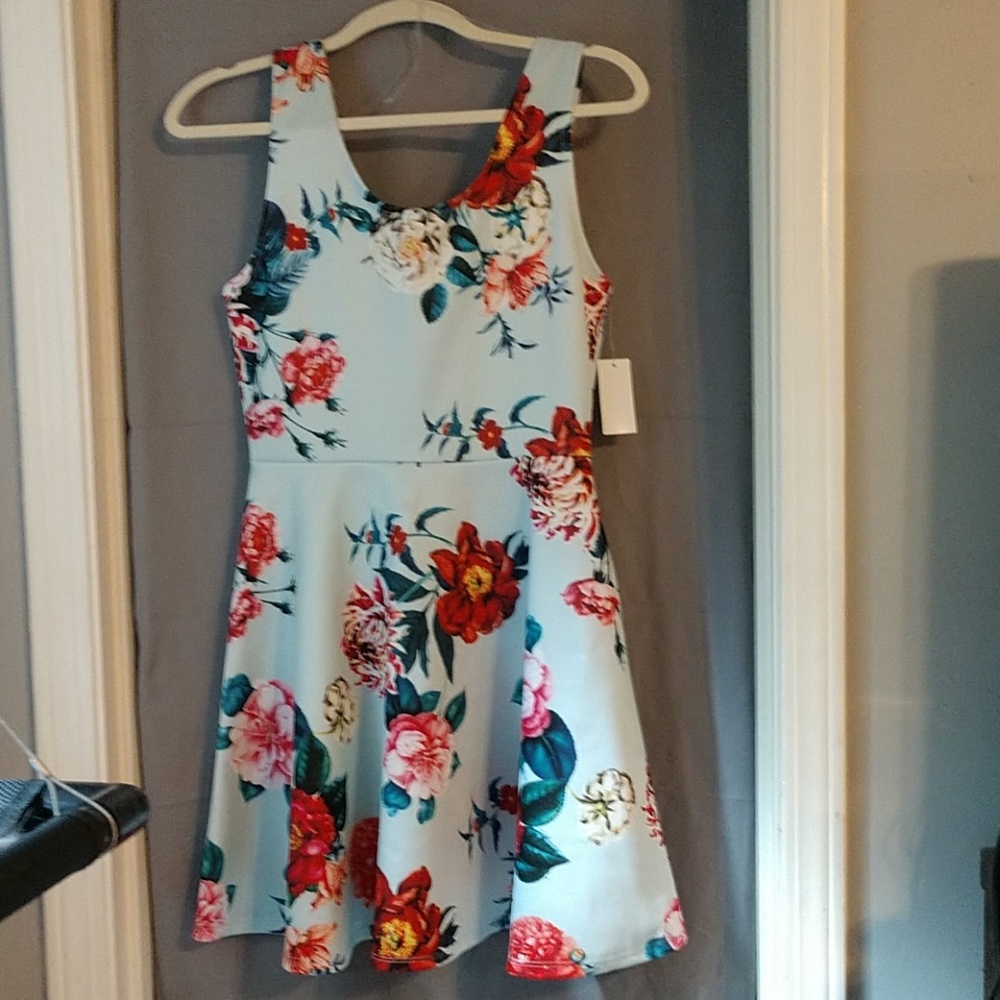 Floral Derek ❤️ Heart mini dress